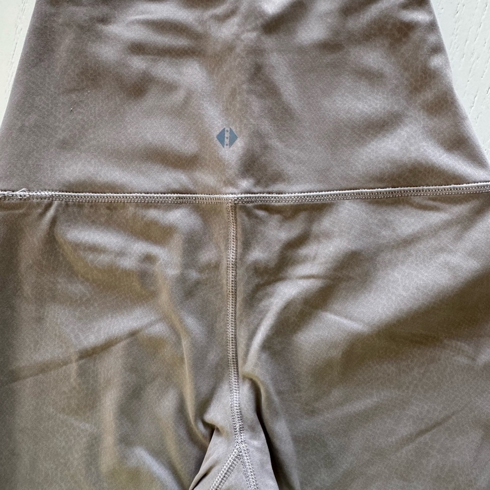 High-Waisted Taupe Leggings